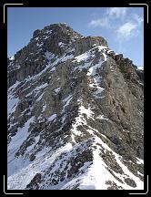 29-03-2008 10:46:33 - L'arête ouest de la montagnette, vue depuis le Pas de la Cale (2516 m)