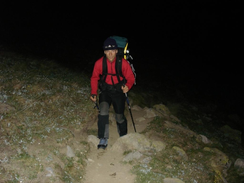 DSC02750 Dimanche matin, grasse mat': dpart  2h30!<br>Vers le col d'Arsine, Jean-Phi flash par un radar sarkosien...